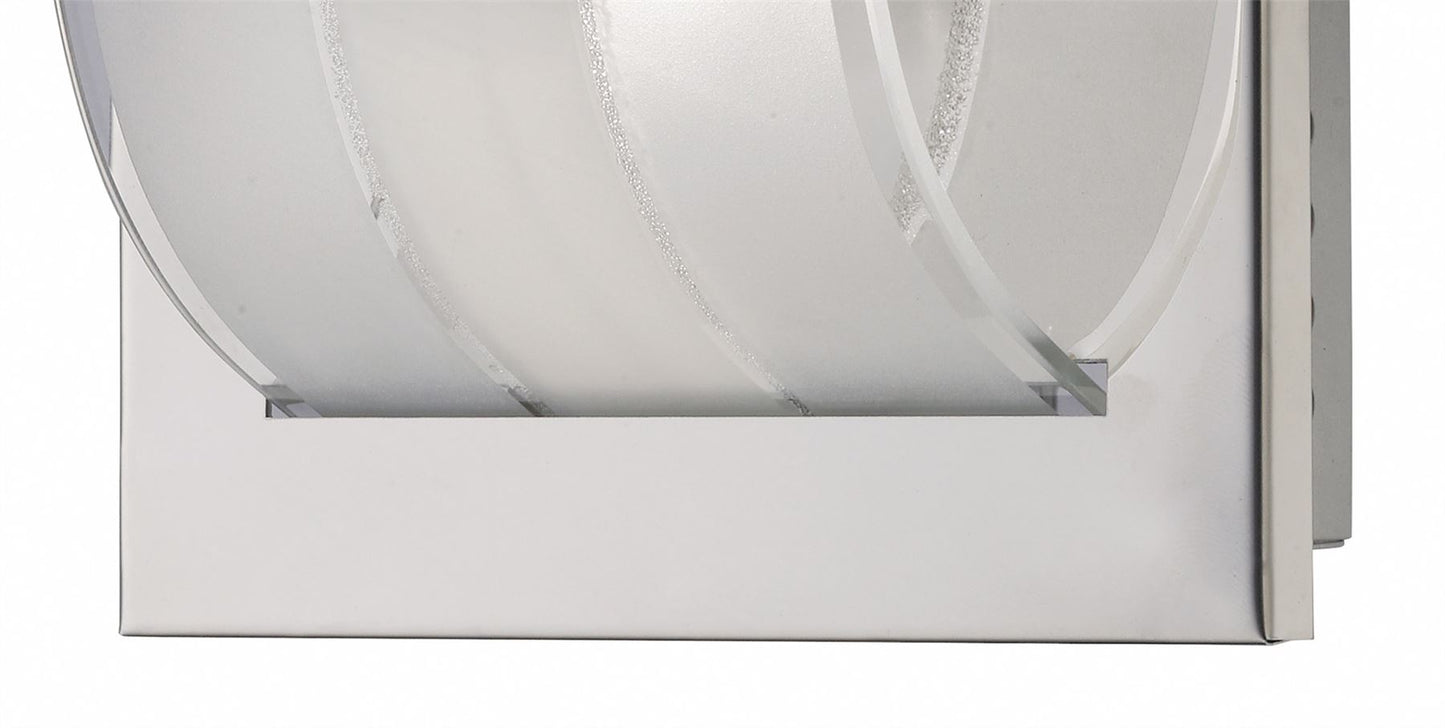 Diyas Charis Wall Light 1 Light G9 Polished Chrome/Glass/Crystal