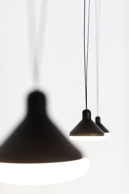 Mantra Fusion Sirio 3 Light Linear Pendant, 24W LED, 3000K, 1770lm, Black, 3yrs Warranty