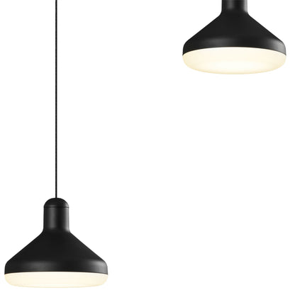 Mantra Fusion Sirio 45cm 4 Light Round Pendant, 32W LED, 3000K, 2360lm, Black, 3yrs Warranty