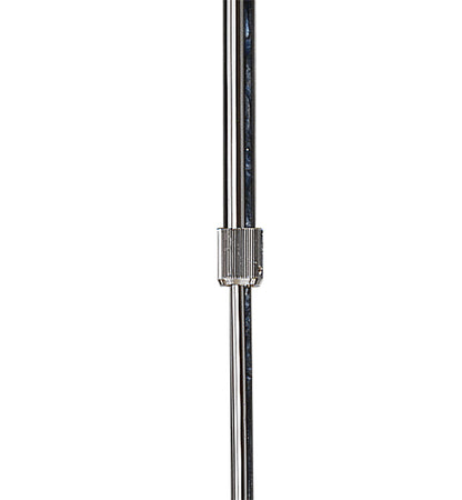 Mantra M0388 Duna E27 Rectangular Pendant 2 Arm 6 Light E27, Polished Chrome/White Acrylic