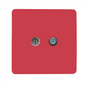Trendi Switch Strawberry Red TV Coaxial & F-Type Satellite Socket - Screwless