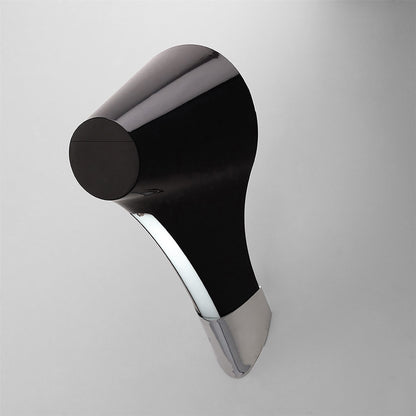 Mantra M1557 Ora Wall Light 1 Light E27, Gloss Black/White Acrylic/Polished Chrome