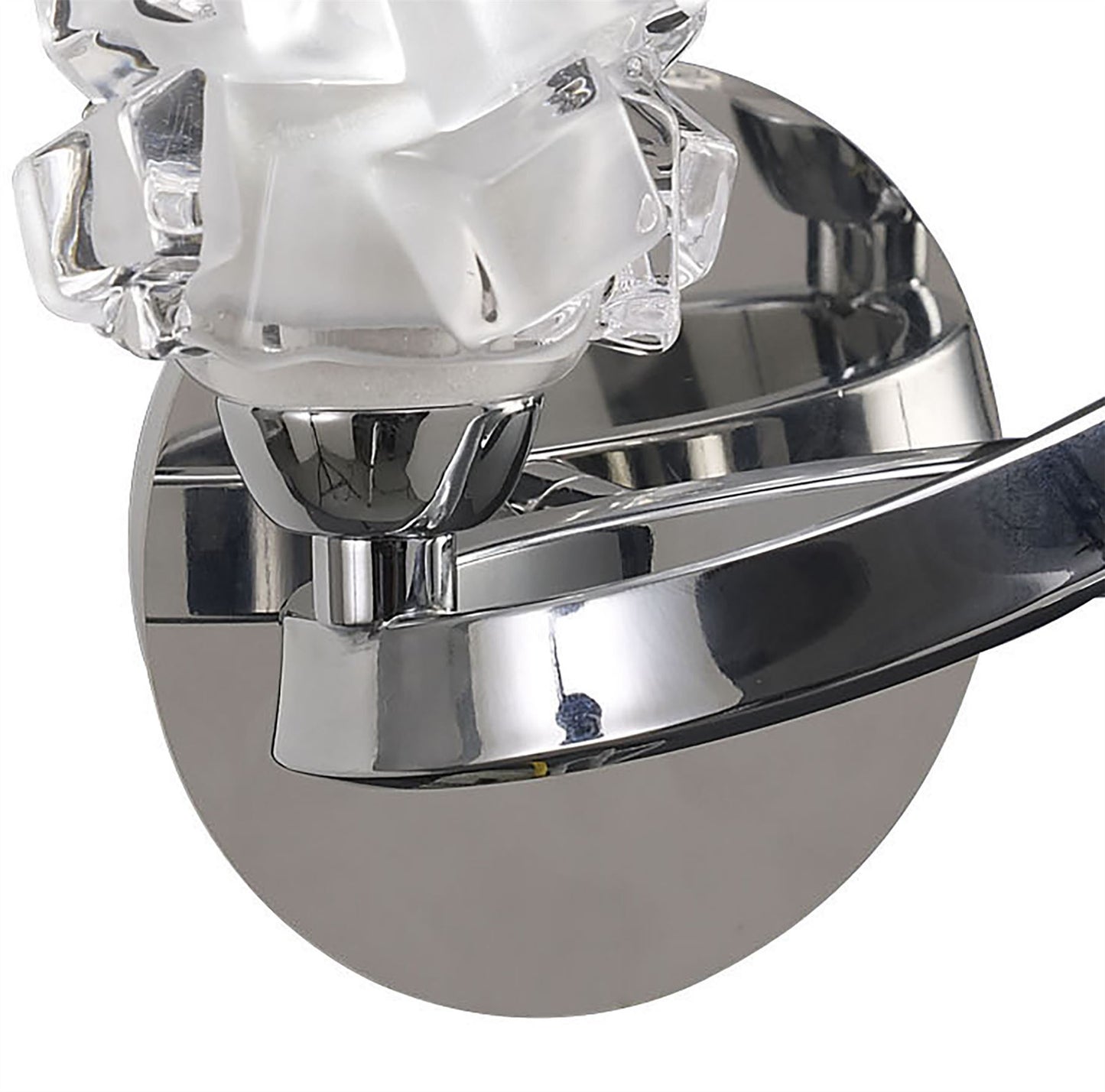 Mantra Ice Wall Light Switched 2 Light G9 ECO, Polished Chrome