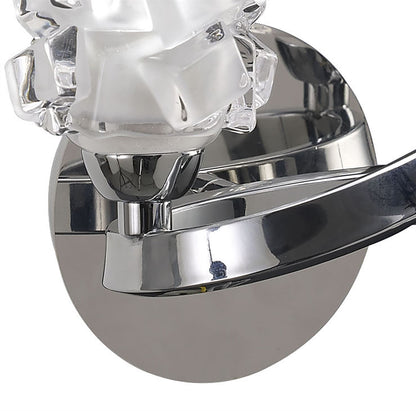 Mantra Ice Wall Light Switched 2 Light G9 ECO, Polished Chrome