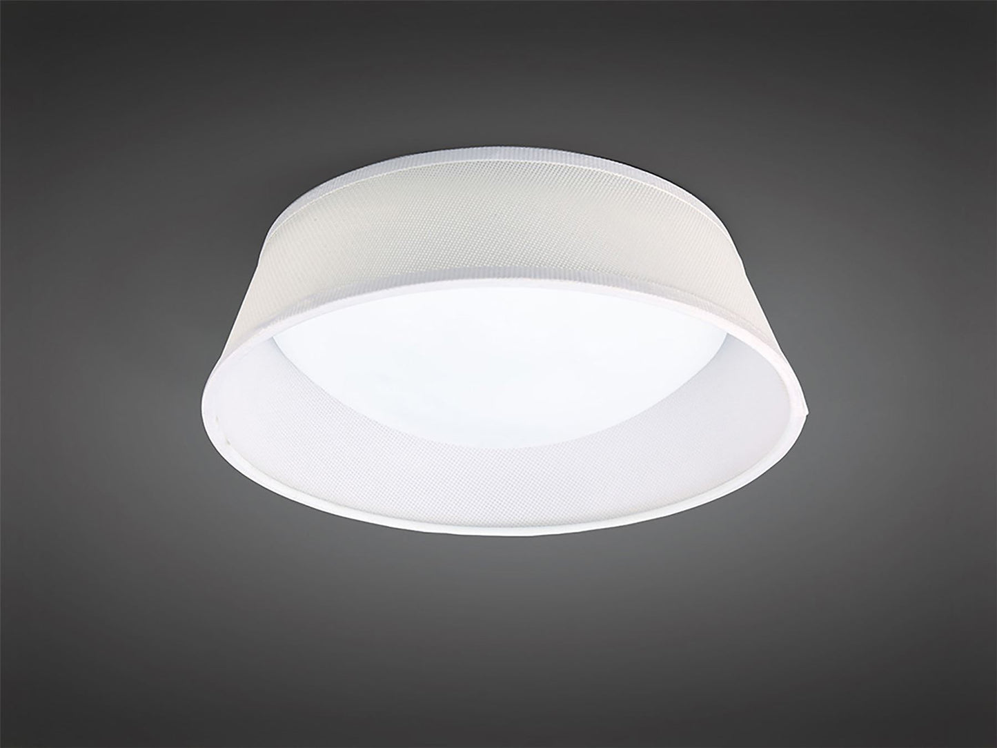 Mantra Nordica Plafones M4960 Nordica Ceiling 12W LED 32CM Off White 3000K, 120lm, White Acrylic with Ivory White Shade, 3yrs Warranty