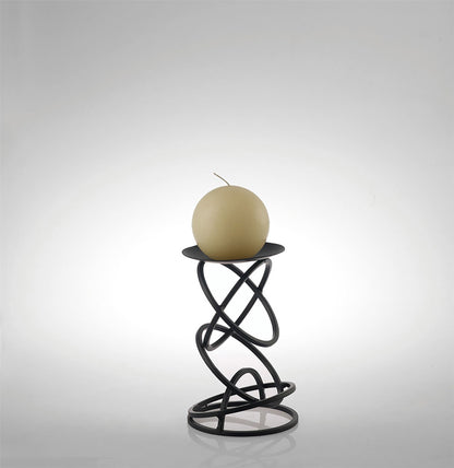 Diyas Home (DH) Zodiac Candle Holder 18.5cm Black Art