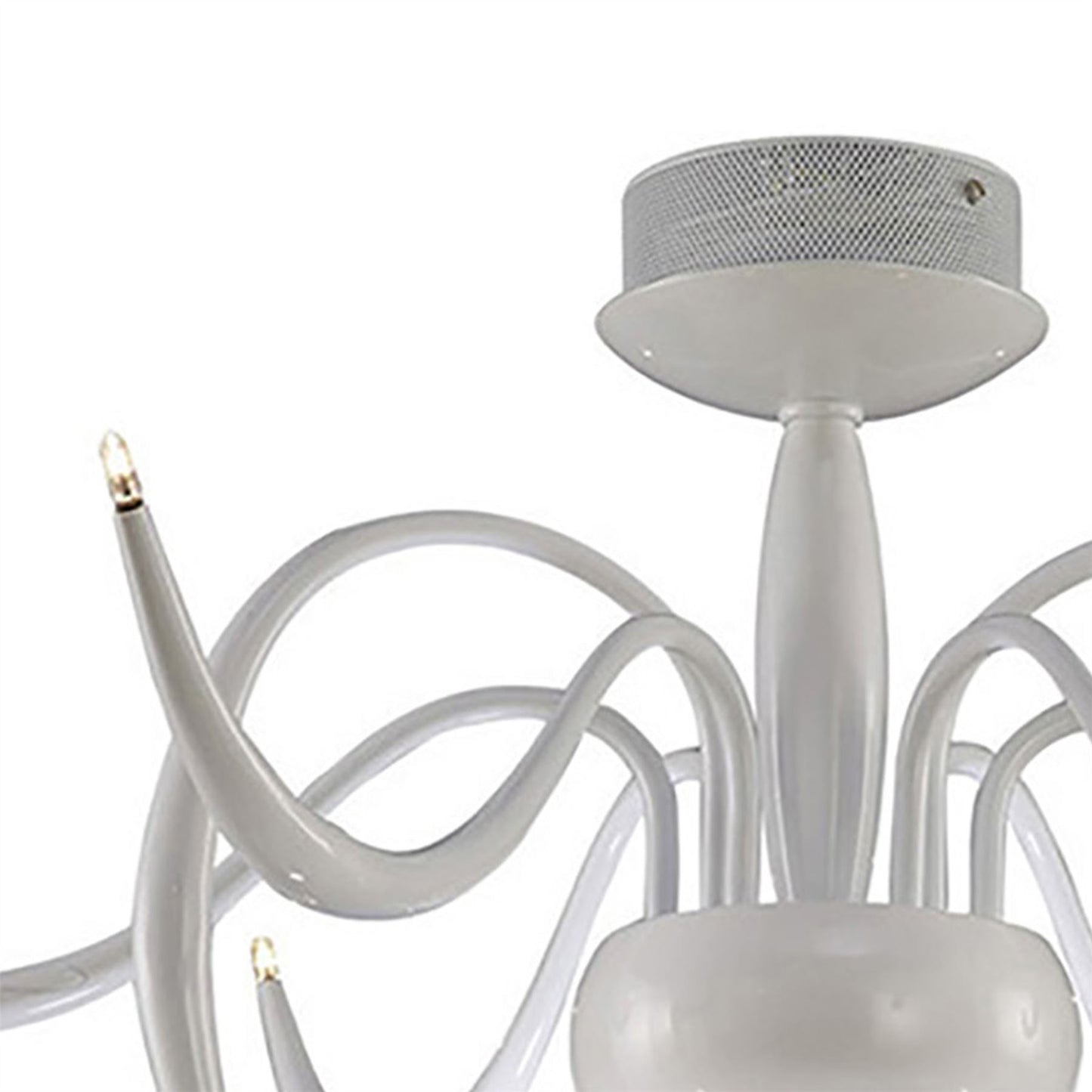 Diyas Llamas 96cm  9 Light G4 White, NOT LED/CFL Compatible Ceiling Light Fitting