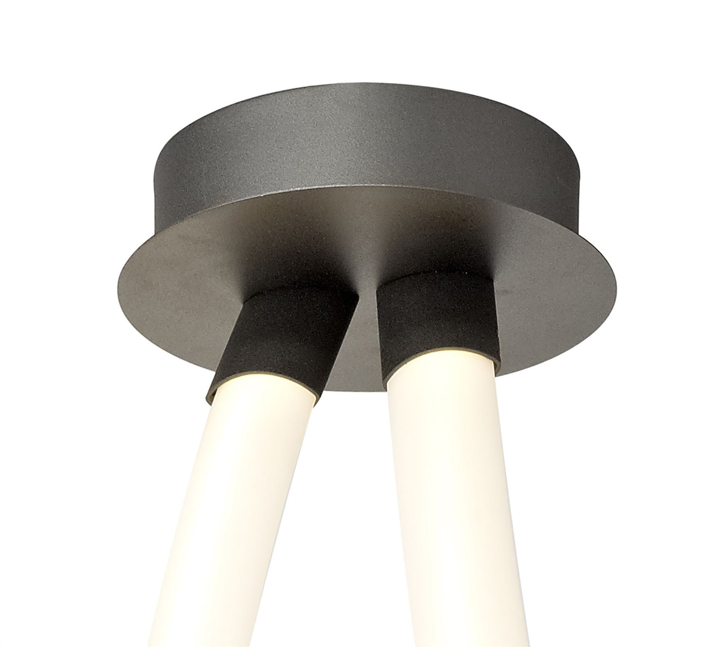 Mantra Armonia Semi Flush Spiral, Dimmable, 60W LED, 3000K, 4500lm, Titanium/Frosted Acrylic, 3yrs Warranty Ceiling