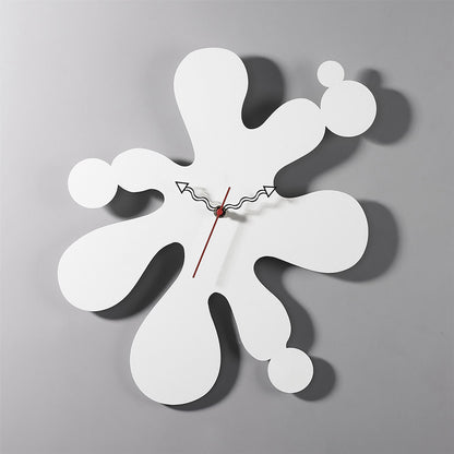 Diyas Home (DH) Infinity Splat Clock White Wall