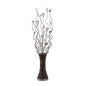 Diyas Home Kristal Aluminium (DH) Kristal Floor Lamp 7 Light G4 Polished Chrome/Coffee/Silver/Crystal, NOT LED/CFL Compatible