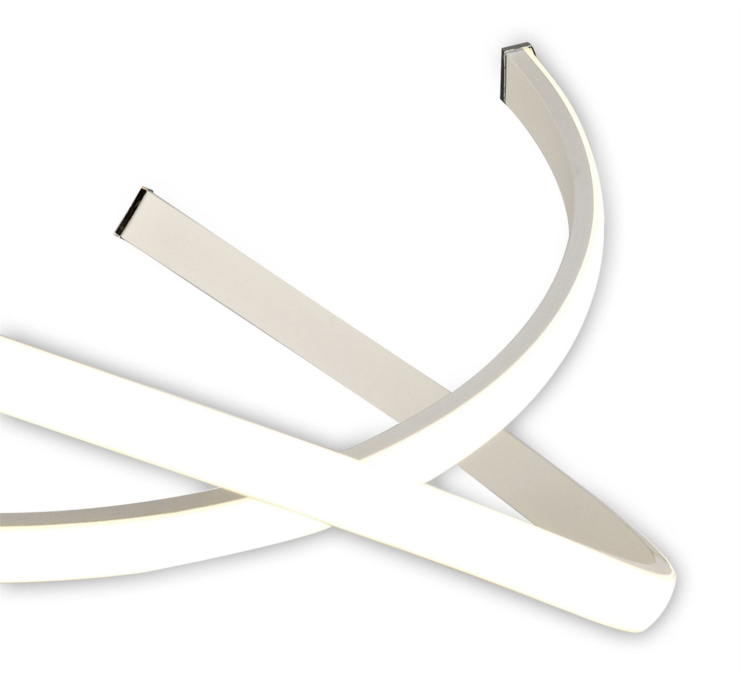 Mantra M6001 Nur Blanco Semi Ceiling 50W LED 3000K, 4000lm, Dimmable White/Frosted Acrylic, 3yrs Warranty - M6001 Ceiling