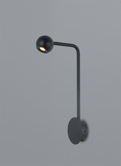 Mantra Fusion Eyes Wall Light, 6W LED, 3000K, 390lm, Sand Black, 3yrs Warranty
