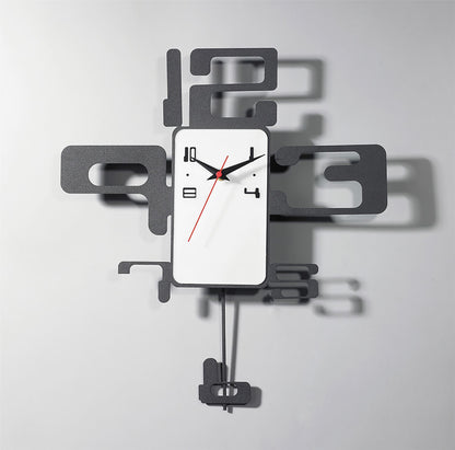 Diyas Home (DH) Infinity Designer Clock Black/White Wall