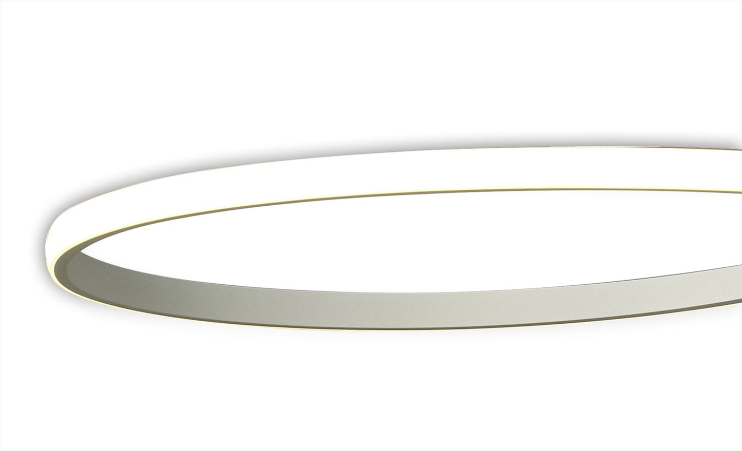 Mantra Nur XL Nur Blanco XL Rectangular Semi Flush 50W LED 4000K, 3900lm, Dimmable, White/Frosted Acrylic, 3yrs Warranty Ceiling