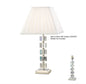 Diyas Alina Crystal Table Lamp WITHOUT SHADE 1 Light E27 Silver Finish