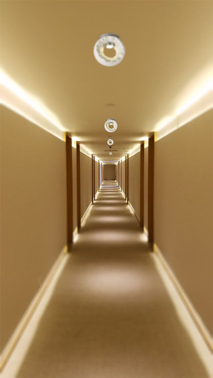 Diyas Salvio 12cm Ceramic  Round Sculpture 1 x 3W LED 4200K Chrome/White, Cut Out: 60mm, 3yrs Warranty  Ceiling Light Fitting
