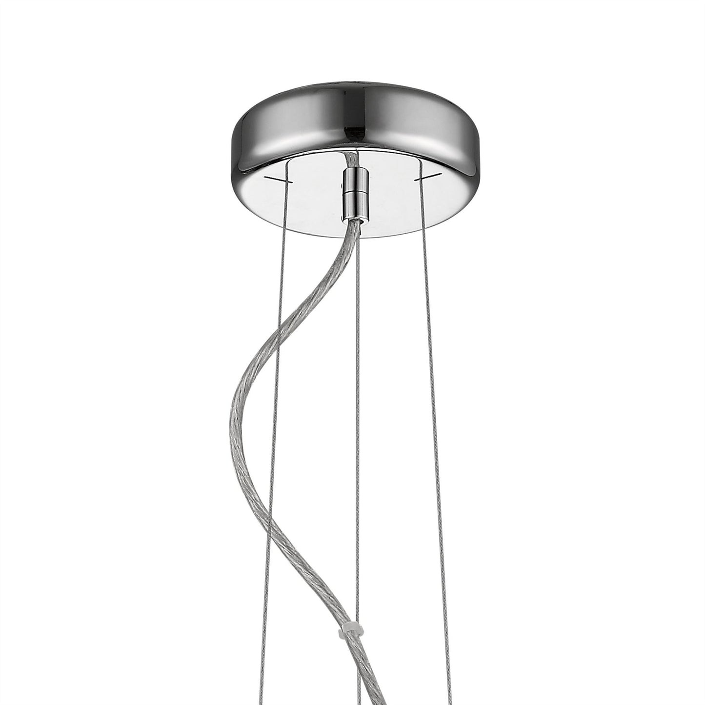 Mantra Fusion Destello 46.5cm Pendant Round 5 Light G9 Polished Chrome/Crystal