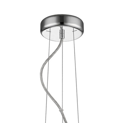 Mantra Fusion Destello 46.5cm Pendant Round 5 Light G9 Polished Chrome/Crystal