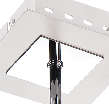 Mantra Fusion Filippo Telescopic Spot Light 1 Light 5W 3000K, 450lm, Matt White/Polished Chrome, 3yrs Warranty