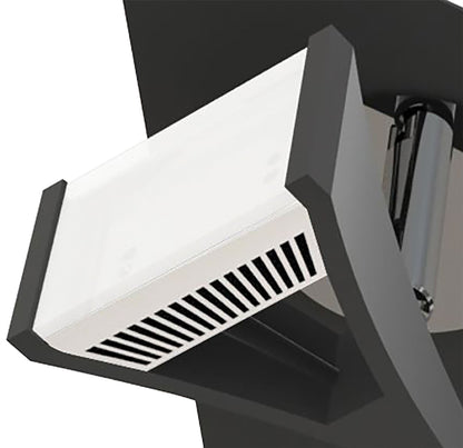 Mantra Fusion Filippo Spot Light 3 Light LED Triangular 15W 3000K, 1350lm, Matt Black/Polished Chrome, 3yrs Warranty
