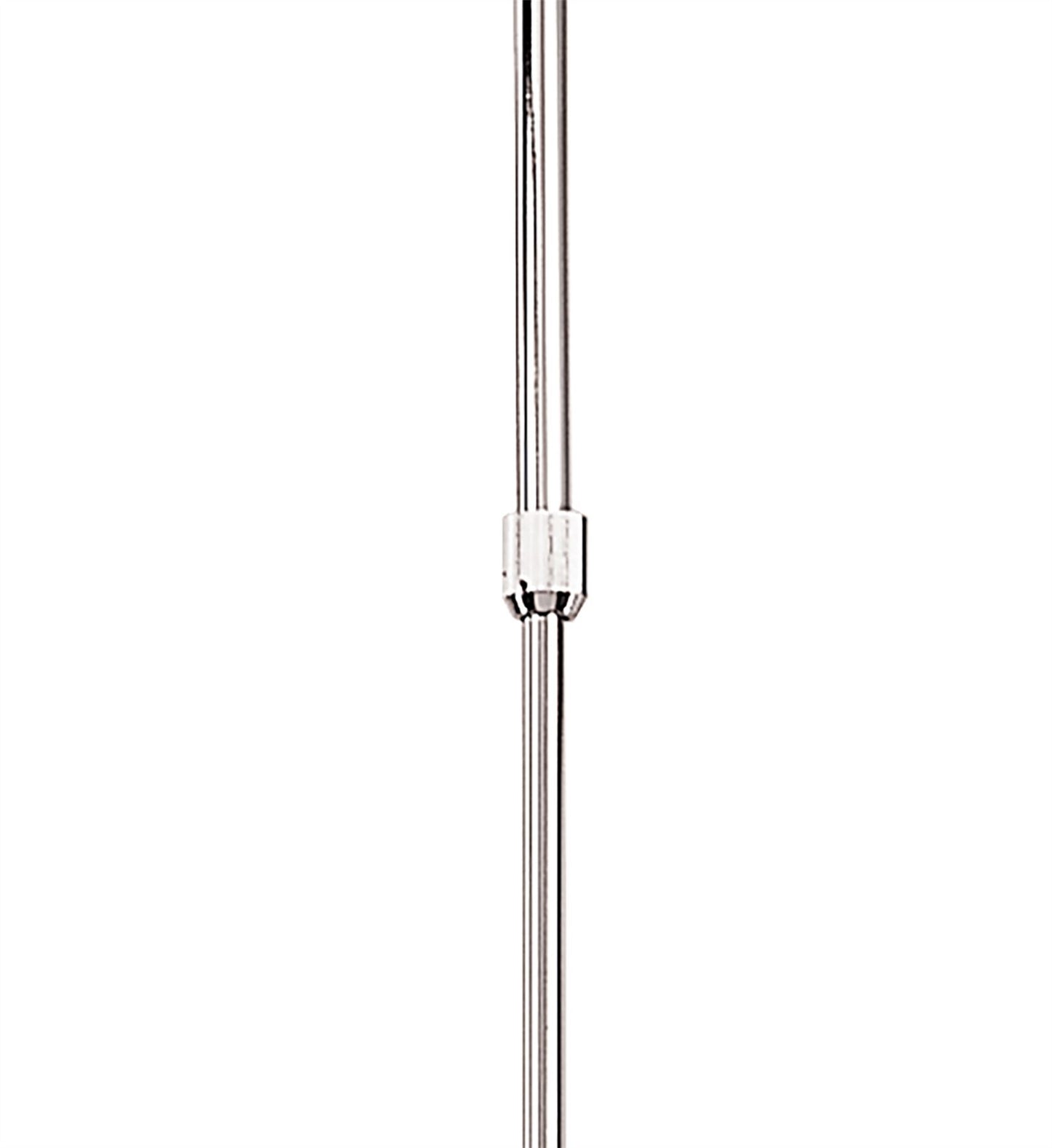 Mantra Holland Telescopic Linear Pendant Line 4 Light G9, Polished Chrome, Wenge