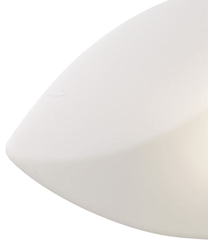 Mantra M3789 Natura Ceiling/Wall Outdoor Large 2 Light E27 IP44, Matt White/Opal White
