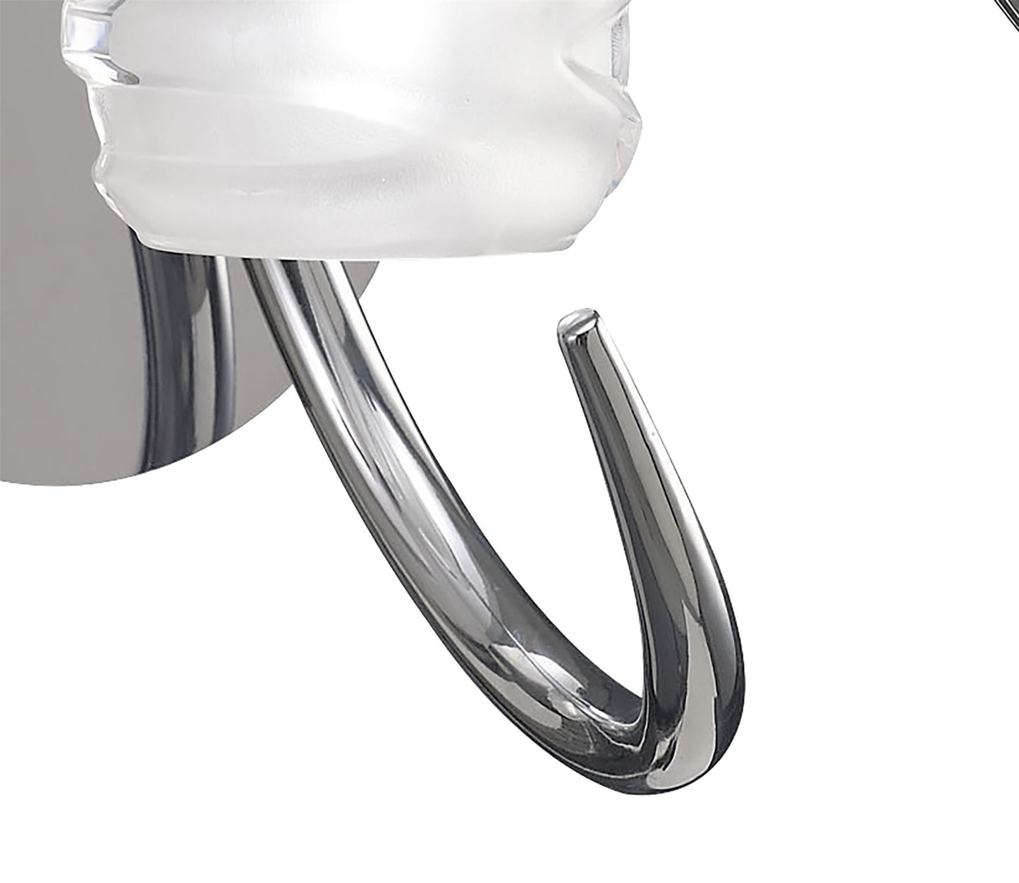 Mantra Loop Wall Light Switched 1 Light G9 ECO, Polished Chrome