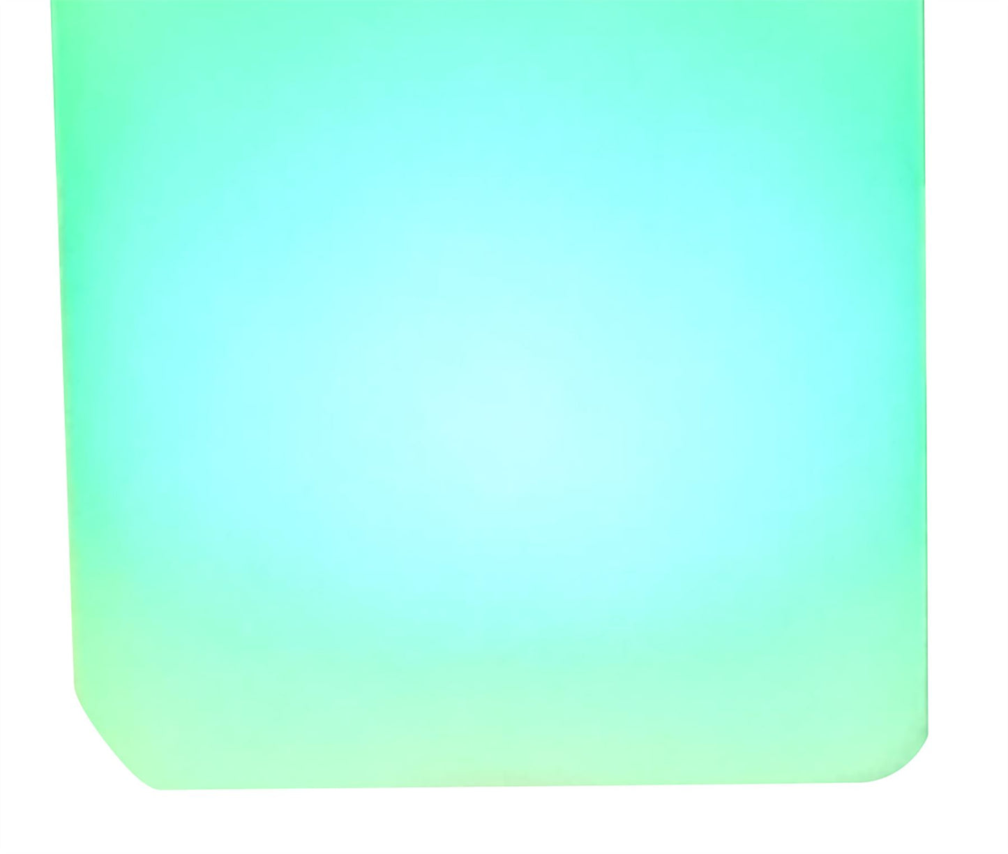 Mantra Huevo Square Shape Waterproof IP68 Could use in swimming pool. 7 Colours+white + candle. with remote control, Opal White Exterior