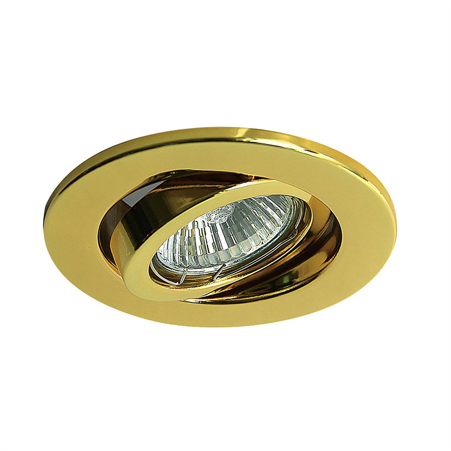 Deco Hudson 10.4cm GU10 Adjustable Downlight Gold (Lamp Not Included), Cut Out: 84mm