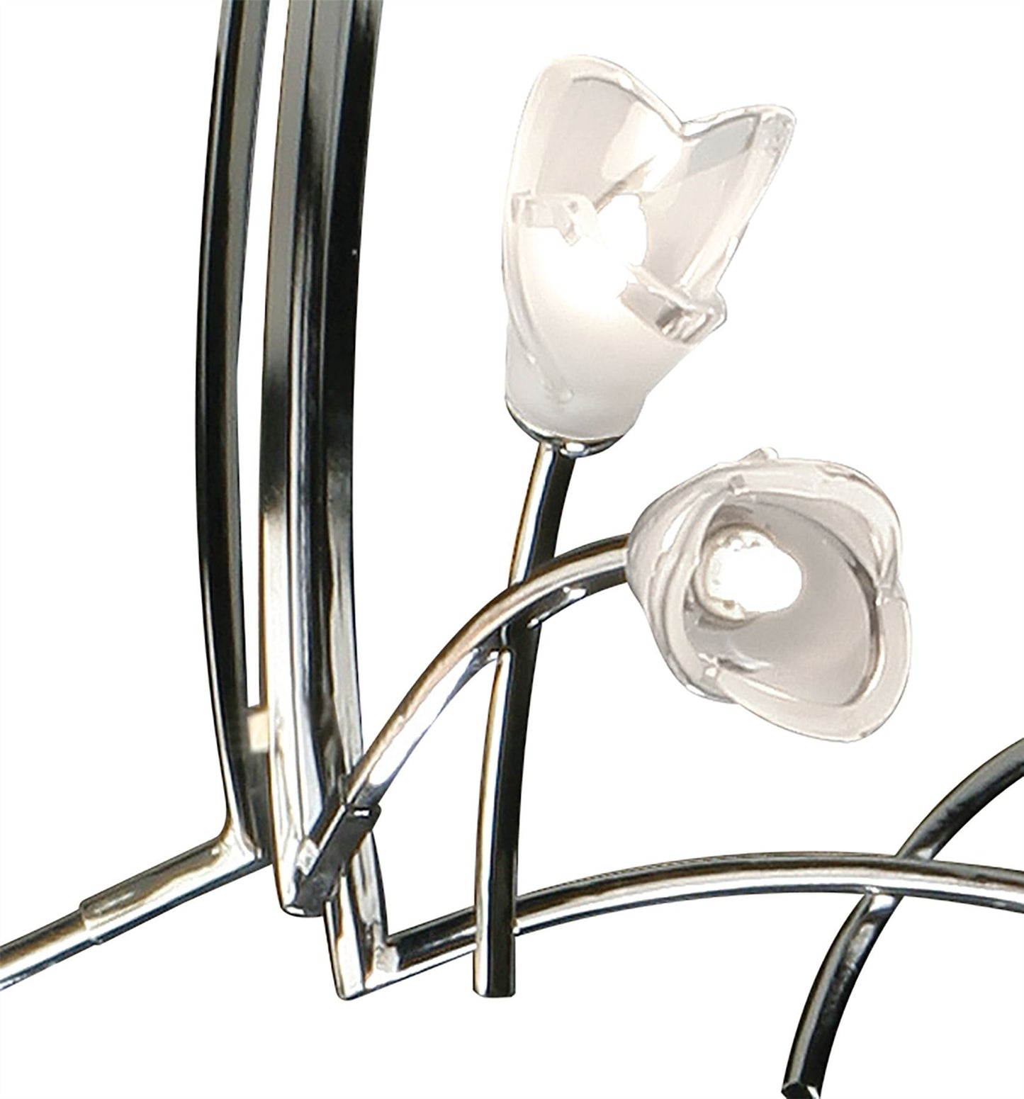 Mantra Pietra 70cm Pendant 3 Arm 6 Light G9, Polished Chrome