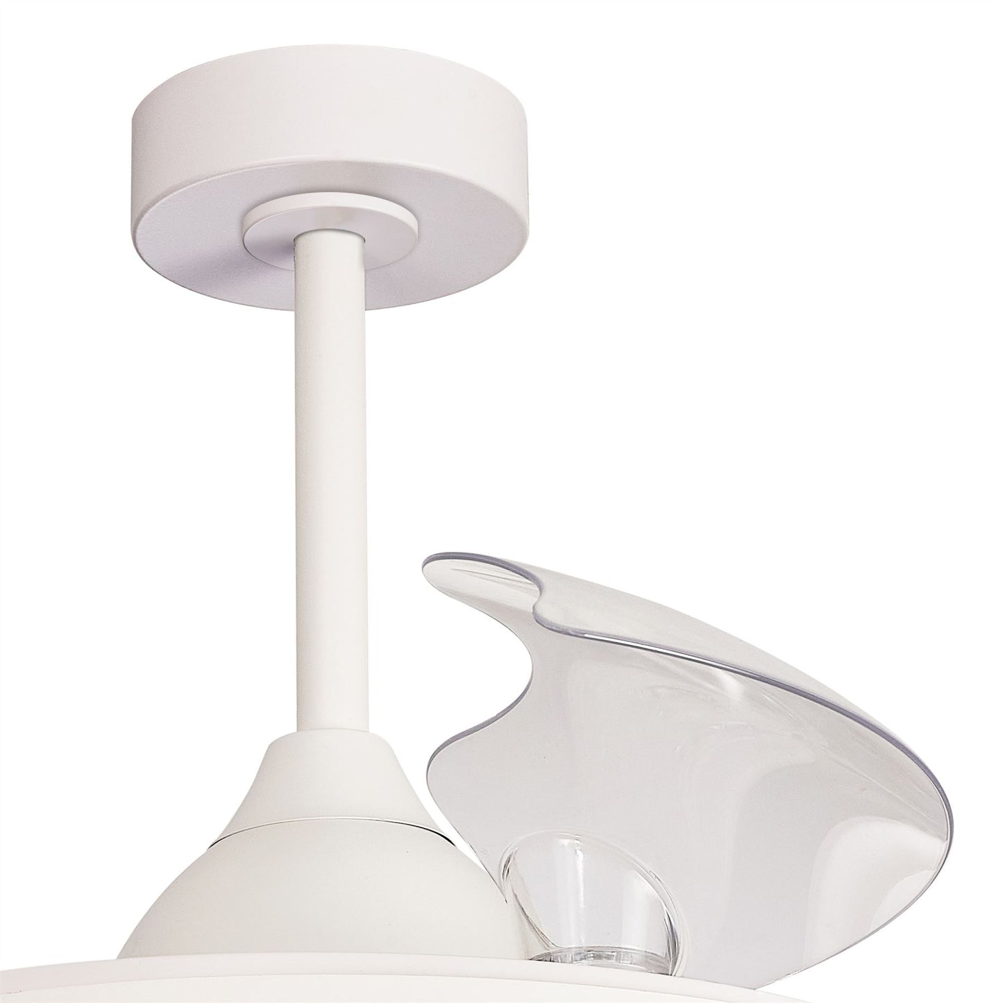 Alaska 50cm 50W LED Dimmable Ceiling Light With Built-In 30W DC Fan, 2700-5000K Remote & APP Control, 3300lm, White, 5yrs Warranty