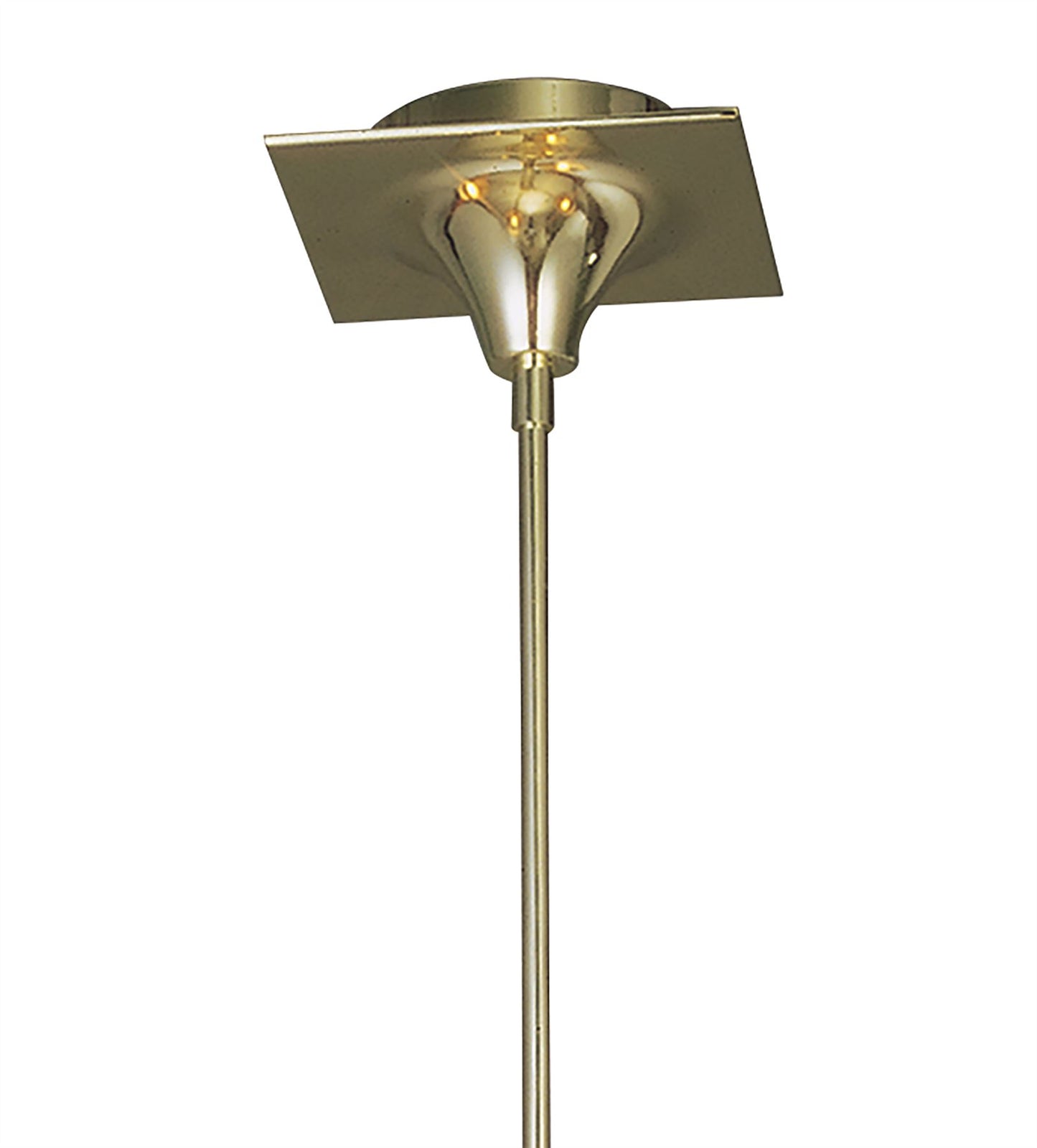 Mantra Siena 55cm Pendant Round 4 Light E14, Polished Brass with Amber Cream Shades and Clear Crystal
