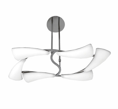 Mantra Mistral LED M3802 Mistral Telescopic 36W LED Rectangular 3000K, 3240lm, Polished Chrome/Frosted Acrylic, 3yrs Warranty - M3802 Ceiling