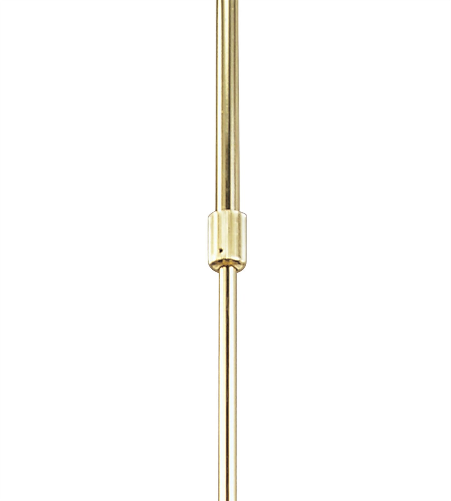 Mantra Alfa 63cm Telescopic 6 Light G9, Polished Brass (Short Rod Included)