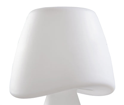 Mantra Cool Table Lamp 2 Light E27 In Line Switch Indoor, Opal White