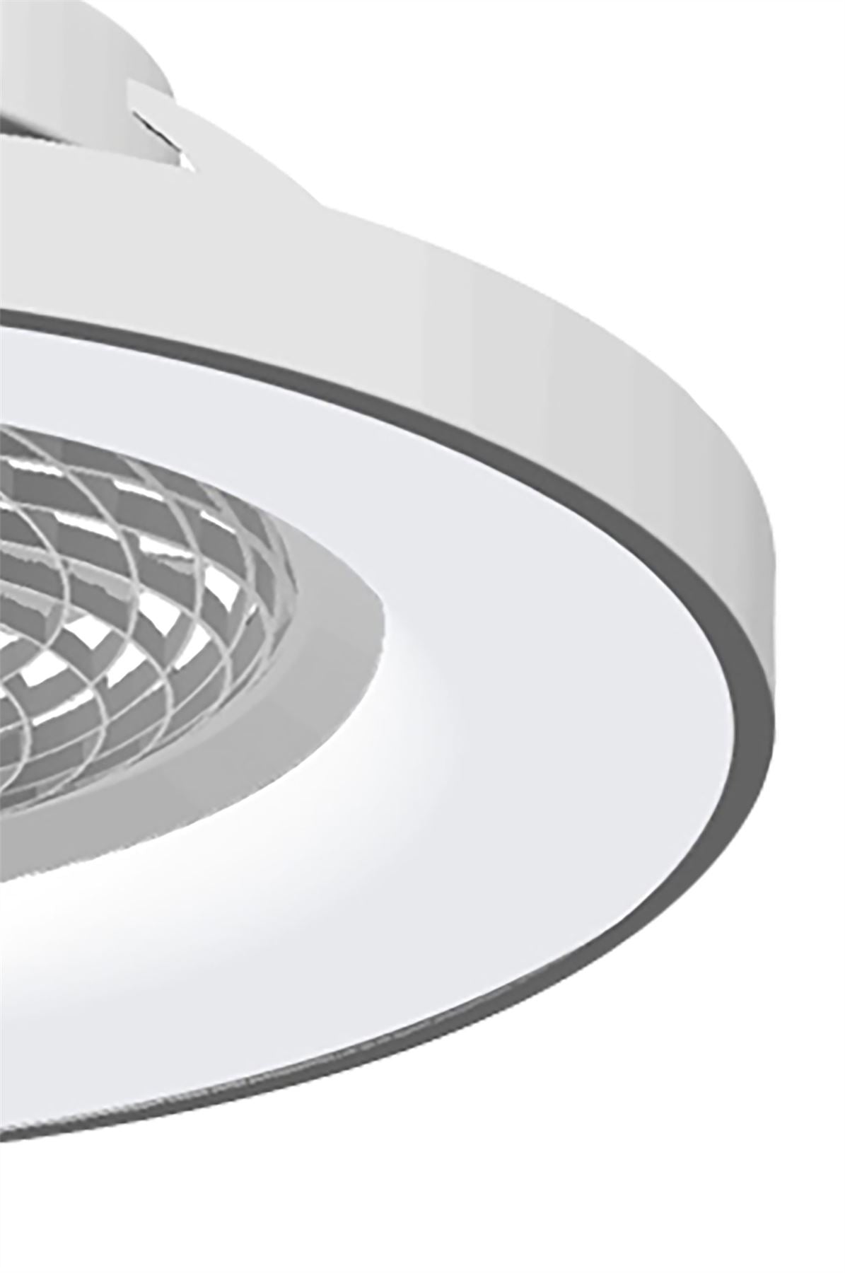 Tibet 65cm 70W LED Dimmable Ceiling Light With 35W DC Reversible Fan,Remote, APP & Alexa/Google Voice, 3900lm, Silver, 5yrs Warranty