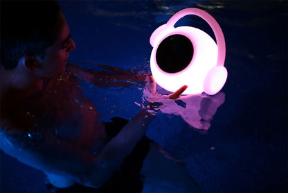 Mantra M3696 Wazowsky IP44 Portable 3W Speake, 120lm, 3W LED RGBW Lamp Bluetooth Connection/Remote Control, 2yrs Warranty