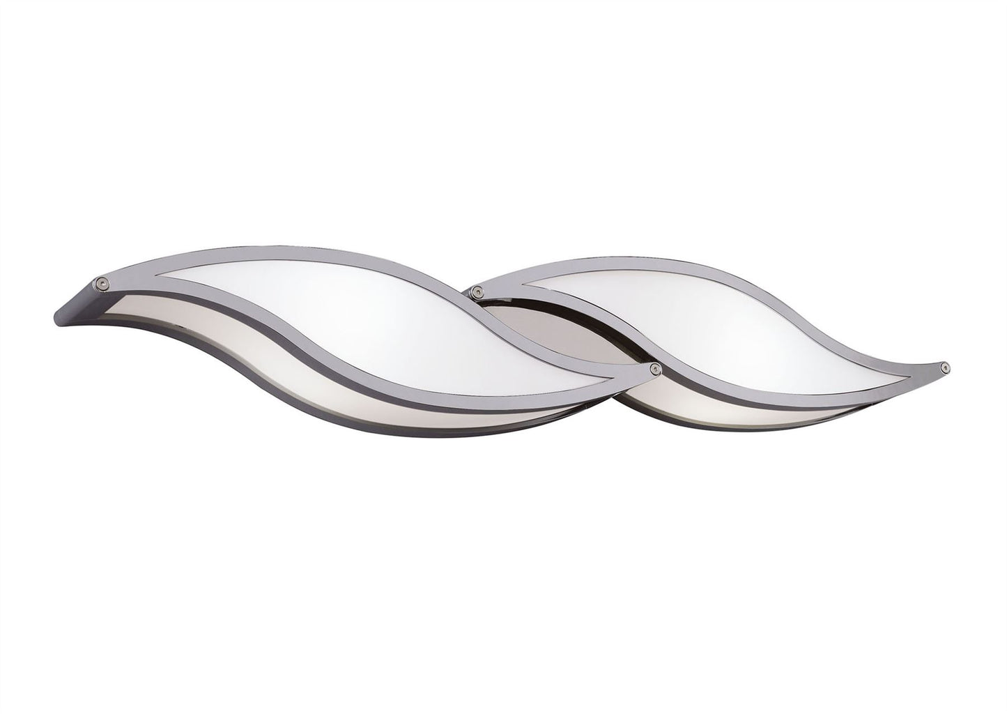 Mantra Sintesys GU10 Sintesys Wall Light GU10 2 Light Small Polished Chrome, CFL Lamps INCLUDED