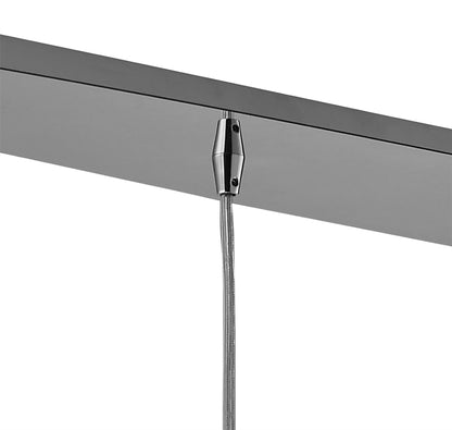 Mantra M3950 Artic Linear Pendant 4 Light G9 Line, Polished Chrome