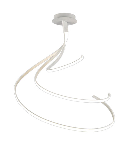 Mantra Nur XL M6007 Nur Blanco XL Square Semi Ceiling 80W LED 3000K, 6200lm, Dimmable White/Frosted Acrylic, 3yrs Warranty - M6007 Ceiling