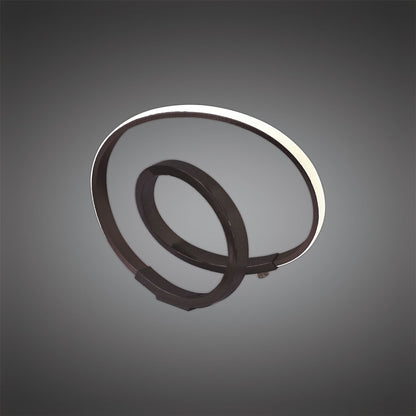 Mantra M5393 Infinity Table Lamp 12W LED 2800K, 1000lm, Brown Oxide/White Acrylic, 3yrs Warranty