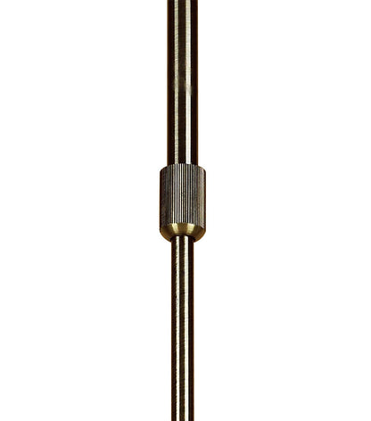 Mantra Alaska GU10 64cm Pendant Convertible To Semi Flush 6 Light L1/SGU10, Antique Brass, CFL Lamps INCLUDED
