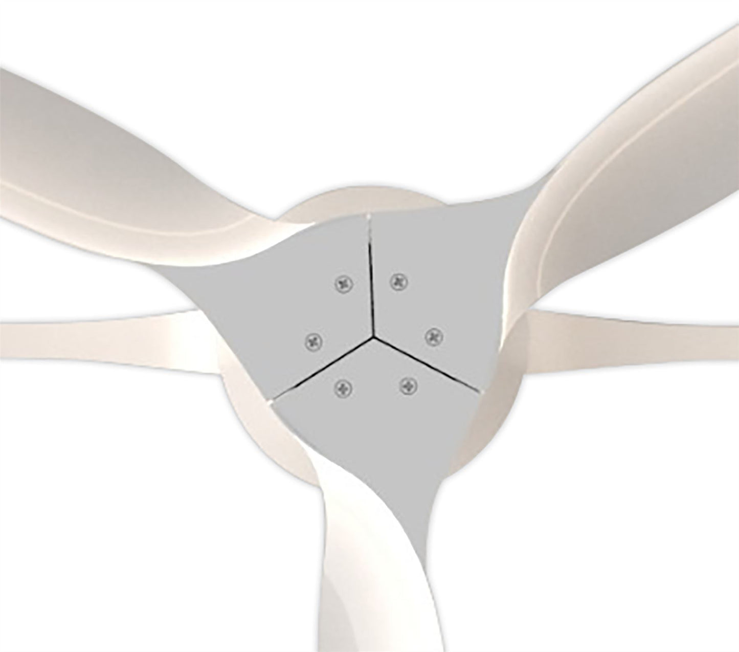 Nepal 105cm 75W LED Dimmable Light With Built-In 35W DC Reversible Fan, White Finish c/w Remote Control, APP & Alexa/Google Voice Control, 7200lm