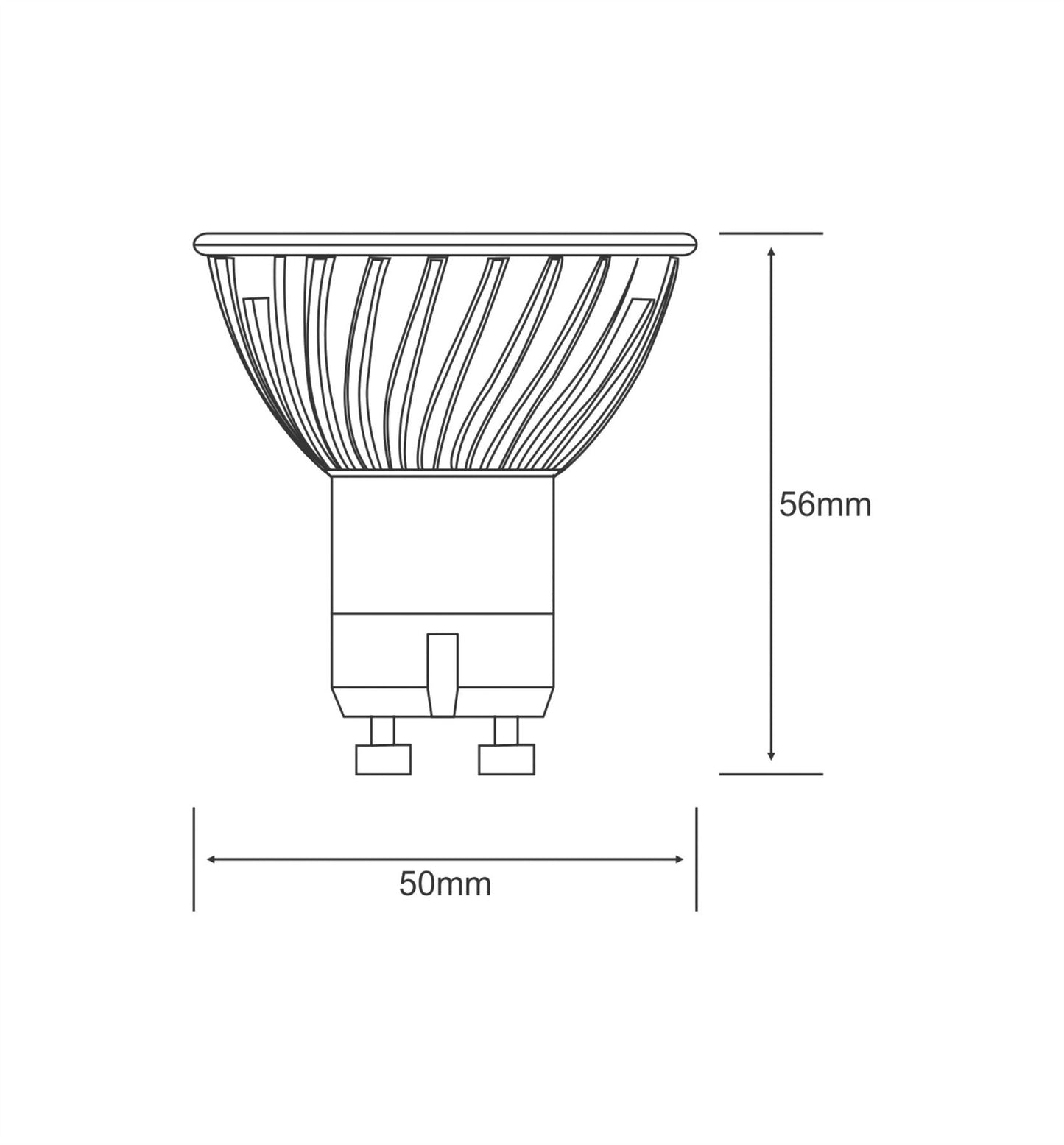 Luxram Power LED PowerLED Classic GU10 5W Natural White 4000K 230lm 38° LED