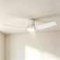 Ushuaia 133cm 30W LED Dimmable Ceiling Light With Built-In 35W DC Fan, 2700-5000K Remote & APP Control, 2400lm, White, 5yrs Warranty