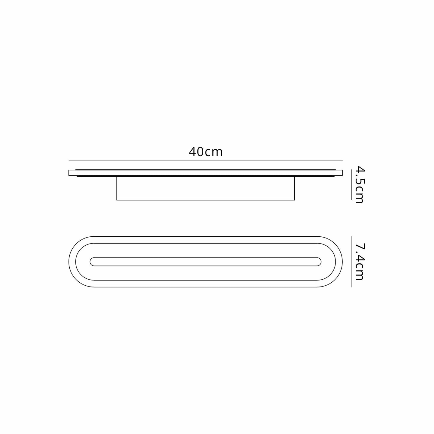 Mantra Tulum Wall Light, 12W LED, 4000K, 1000lm, White, 3yrs Warranty