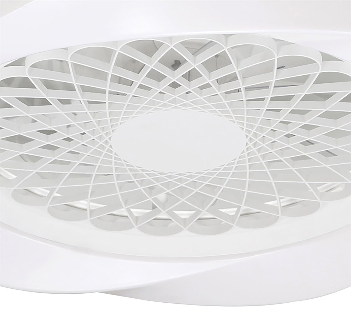 Boreal 62cm 70W LED Dimmable Ceiling Light With Built-In 35W DC Reversible Fan, White Finish C/W Remote Control, 4200lm