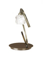 Mantra M1866 Ice Table Lamp 1 Light G9 ECO, Antique Brass