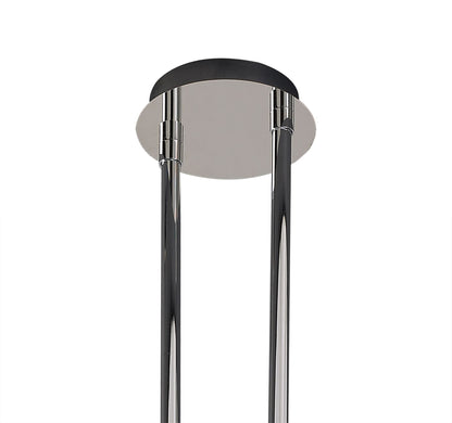 Mantra M1800 Loop Rectangular Telescopic 8 Light G9 ECO Line, Polished Chrome