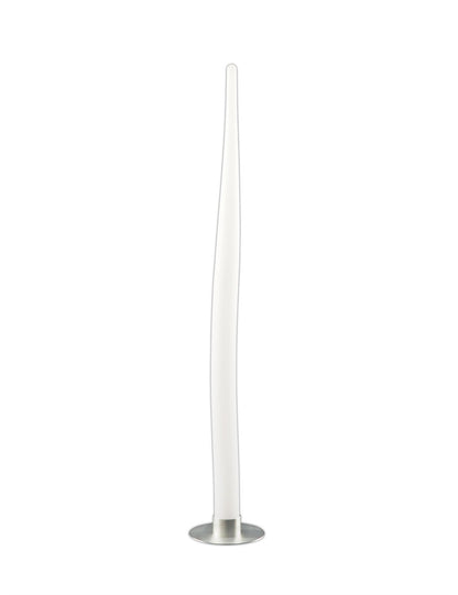 Mantra Estalacta Floor Lamp 1 Light GU10 Small Indoor/Outdoor IP44, Silver/Opal White